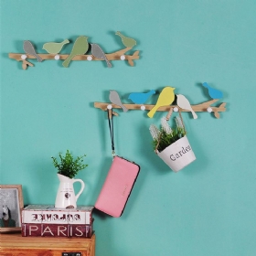 Γάντζος Κοστουμιών Bird Hang Γκαρνταρόμπας Πόρτας Creative Key Hook Κρεμάστρα Ενδυμάτων