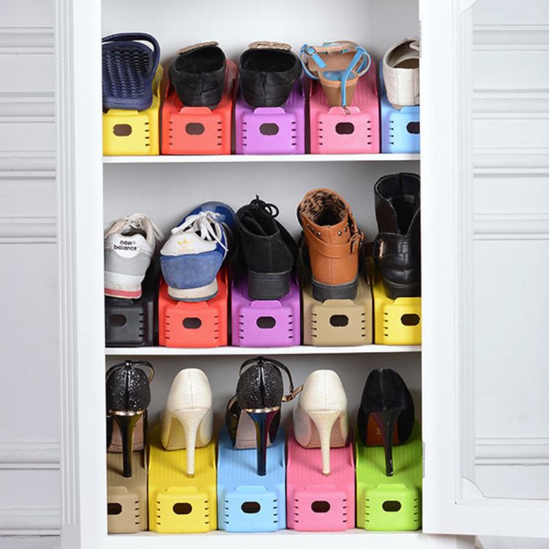 Γνήσιο Shoe Rack Holder Organizer Φορείο Ράφι Αποθήκευσης Παπουτσιών