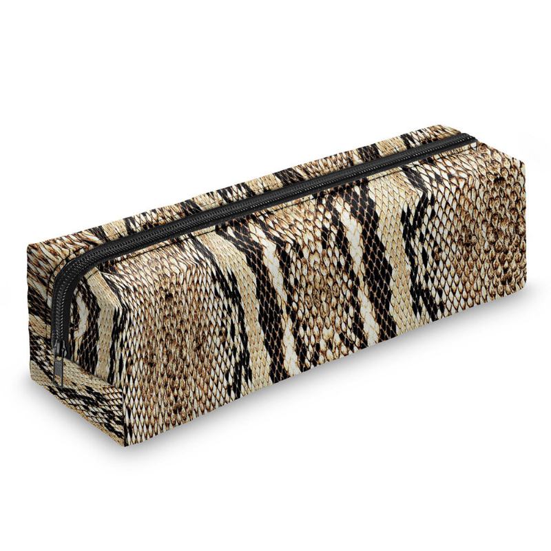 Μολυβοθήκη Snakeskin 3d Digital Printing Makeup Pencil Bag Τσάντα Αποθήκευσης