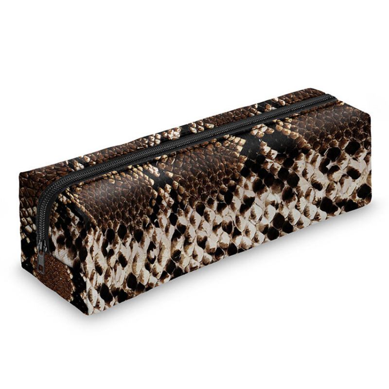 Μολυβοθήκη Snakeskin 3d Digital Printing Makeup Pencil Bag Τσάντα Αποθήκευσης