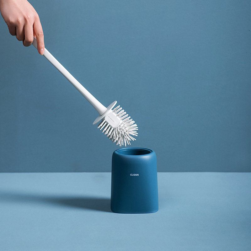 Nordic No Corner Toilet Brush Free Punching With Tpr Soft Head