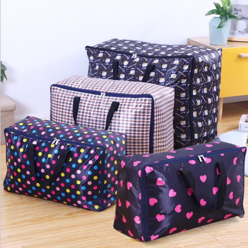 Oxford Moval Bag Thicken Washable Quilt Storage Bag And Clothes Υφασμάτινη Τσάντα Αποθήκευσης