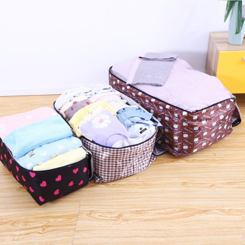 Oxford Moval Bag Thicken Washable Quilt Storage Bag And Clothes Υφασμάτινη Τσάντα Αποθήκευσης