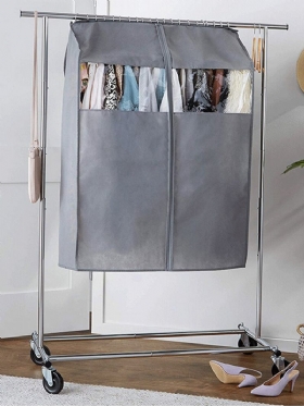 Πολυλειτουργικό Κάλυμμα Ρούχων Φερμουάρ Αποθήκευσης Anti Dust Thickened Home Υπνοδωμάτιο Οργανωτής Ενδυμάτων