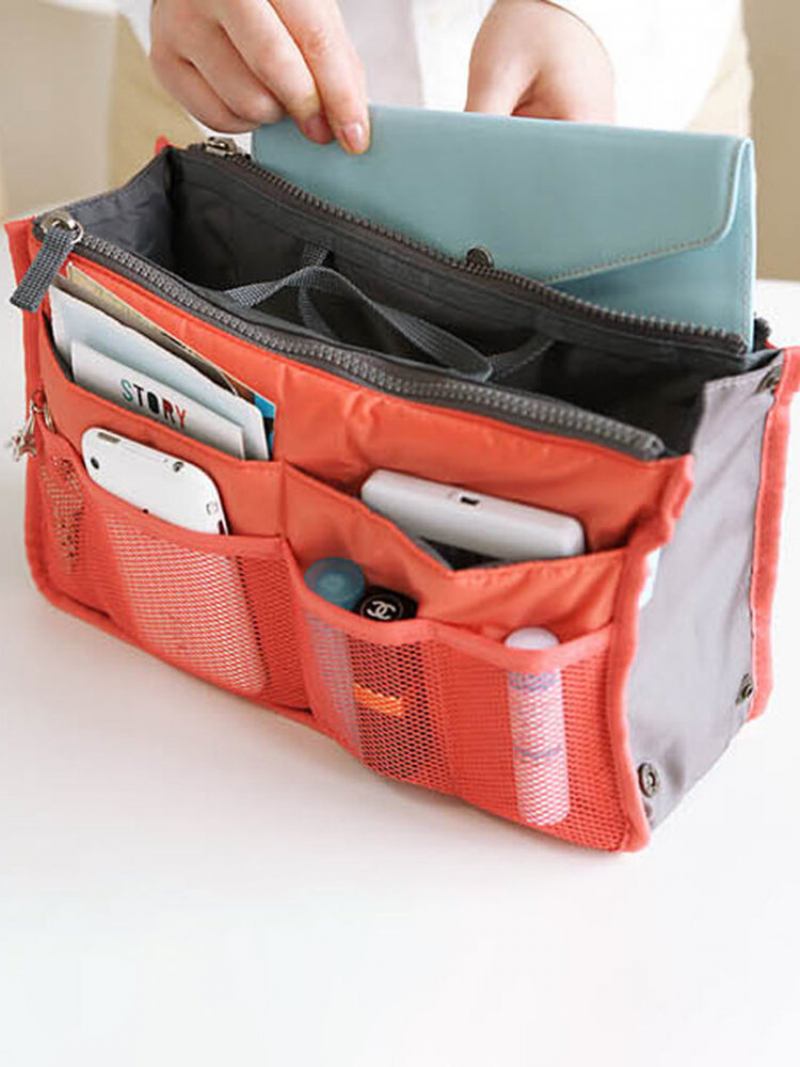 Saiclehome Home Μεγάλης Χωρητικότητας Travel Organizer Τσάντα Αποθήκευσης Φορητή Καλλυντικών Θήκη Μακιγιάζ