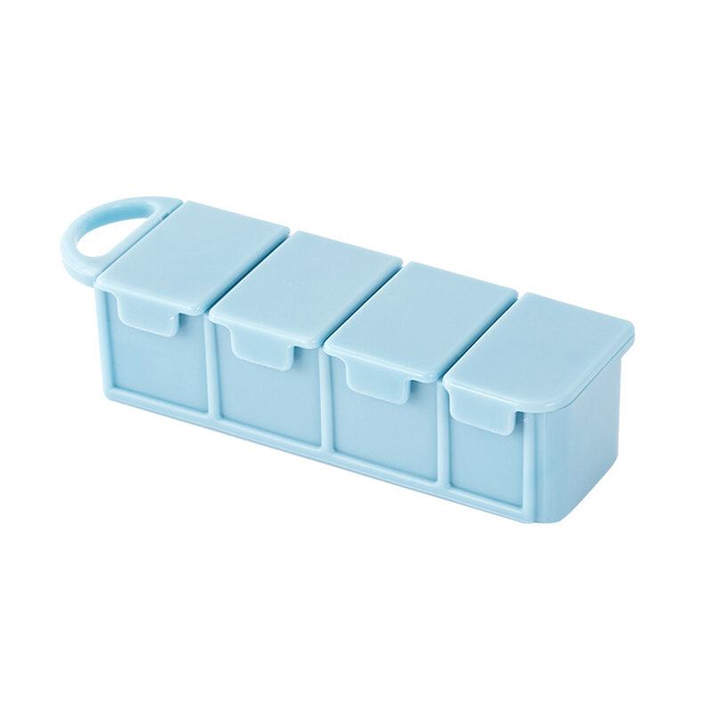 Travel Portable Pill Case 4-slots Box Organizer Αποθήκευσης Tablet