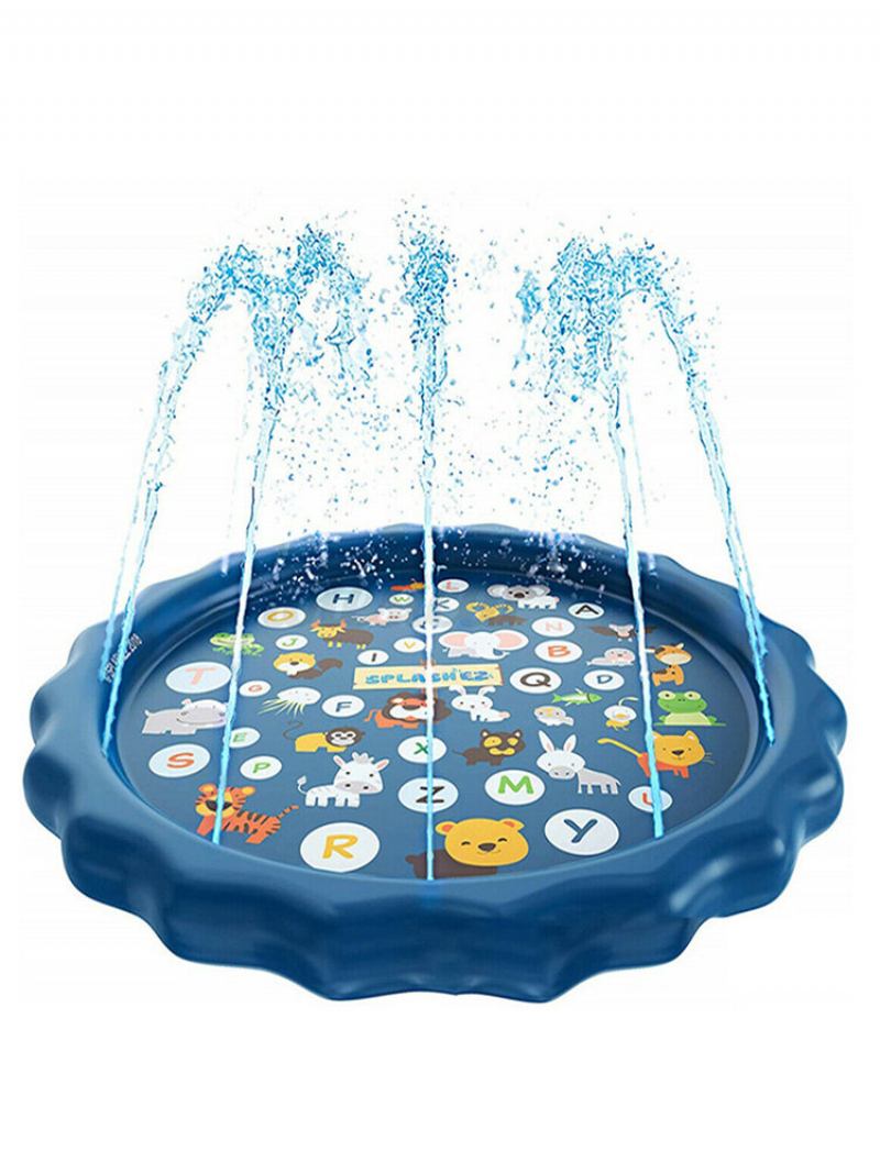 3-σε-1 Sprinkler For Kids Splash Pad And Wading Pool For Learning – Παιδική Πισίνα 68 Ίντσες Φουσκωτό Νερό – Εξωτερική Για Μωρά Και Νήπια «από Το Α Έως Το Ω»