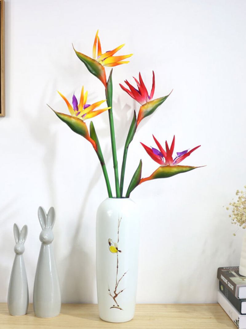 70/90 cm Σιλικόνη Bird Of Paradise Τεχνητό Λουλούδι Οικογενειακό Διακόσμηση Σπιτιού Σαλόνι