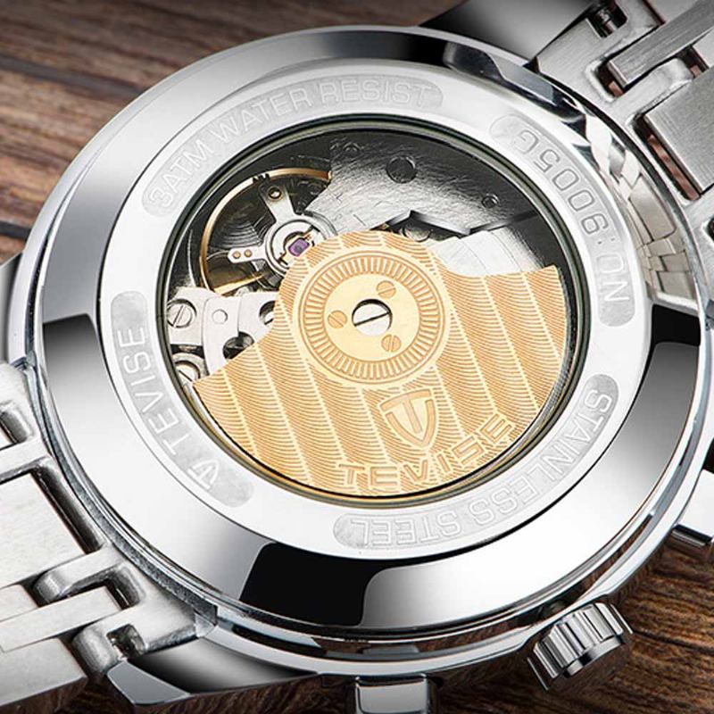 Ανδρικά Μηχανικά Ρολόγια Tourbillon Businessman Wrist Watch All Automatic Mechanical