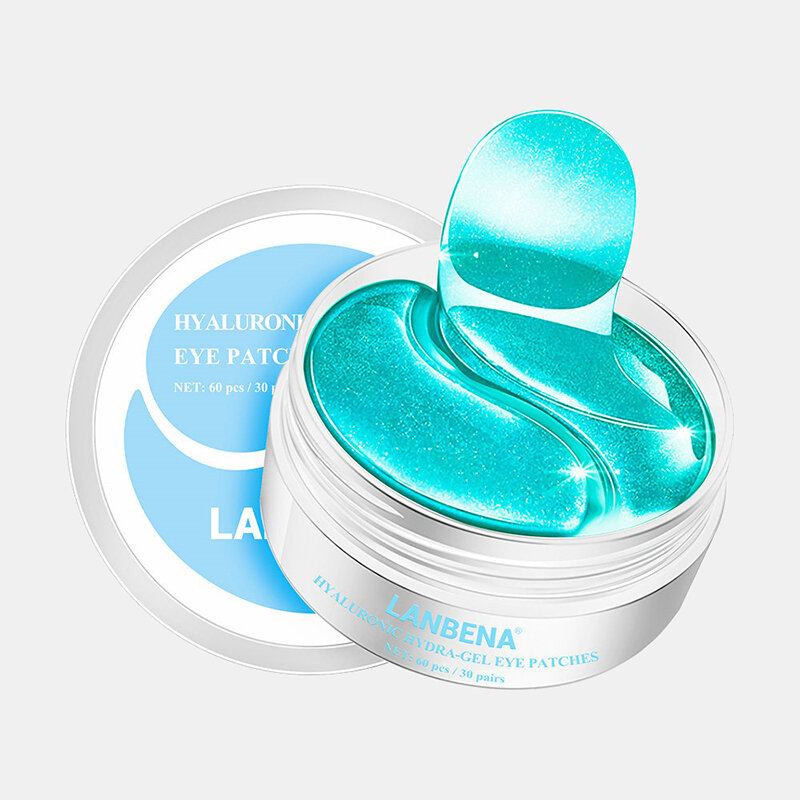 Hyaluronic Hydra-gel Eye Patches Φωτίζει Την Επιδερμίδα Εξασθενίζουν Τις Λεπτές Γραμμές Μάσκα Ματιών Με Κύκλο Σκούρων