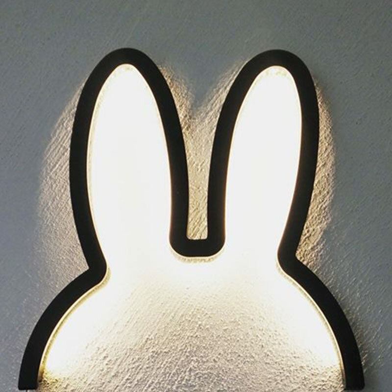 Παιδική Διακόσμηση Ins Nordic Style Creative Led Lamp Rabbit Night Light