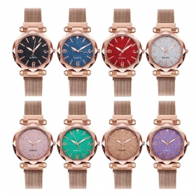 Ρολόι Gypsophila Starry Sky Γυναικείο Quartz Magnet Strap Watch