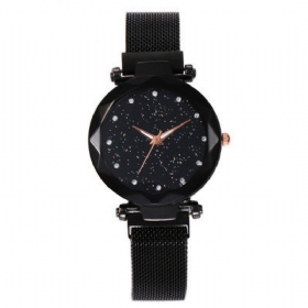 Ρολόι Magnetic Lazy Quartz Διασυνοριακά Hot Sale Starry Star Rhinestone Vibrato Sky Watch