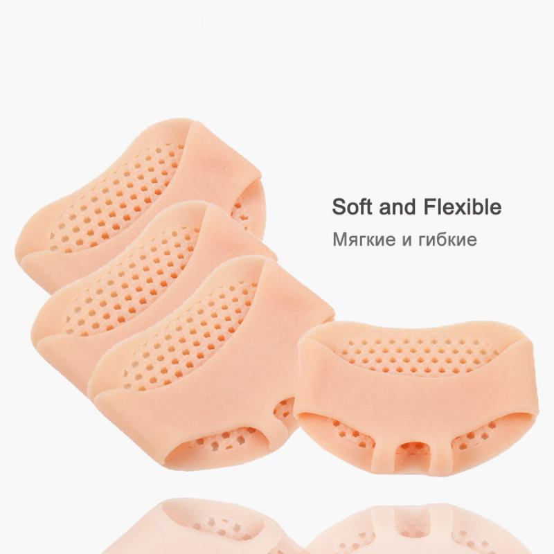 Silica Gel Honeycomb Forefoot Pads Half Yard Insole Pain Relief Foot Care Tools