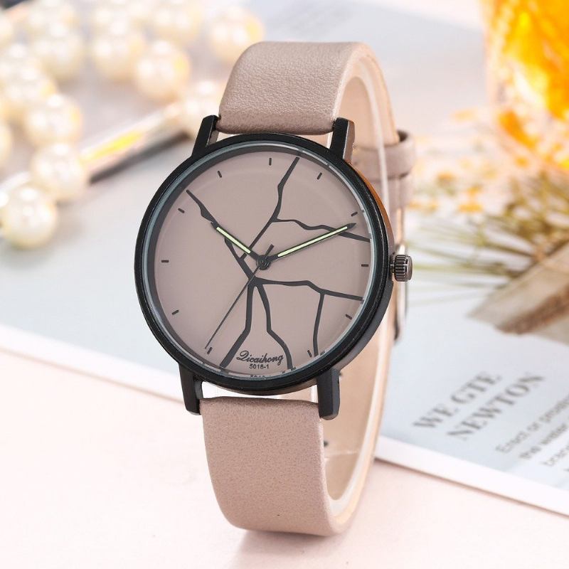 Trendy Flash Γυναικείο Ρολόι Quartz Pu Δερμάτινο Μέσης Αδιάβροχο