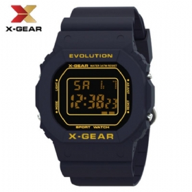 X-gear Outdoor Sports Watch Κομψό Ψηφιακό Ηλεκτρονικό Ρολόι Με 3atm Professional Waterproof Moq 20pcs