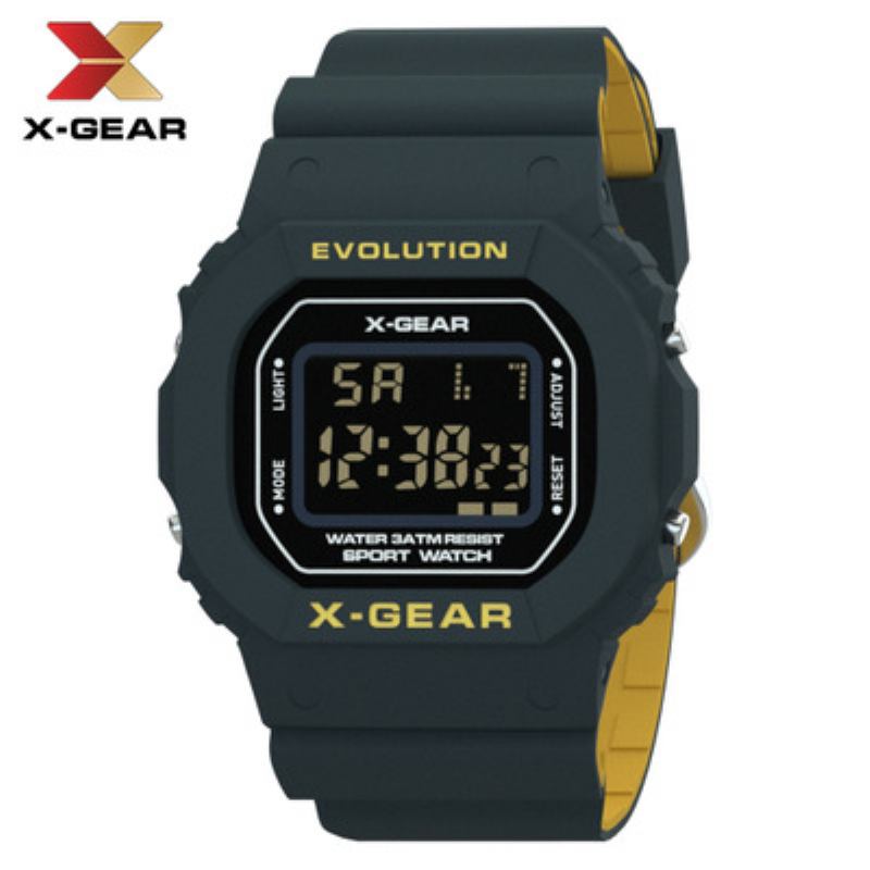 X-gear Outdoor Sports Watch Κομψό Ψηφιακό Ηλεκτρονικό Ρολόι Με 3atm Professional Waterproof Moq 20pcs