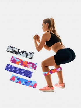 Yoga Resistance Band Pilates Rally Ring Camouflage Αντιολισθητικό Ελαστικό Push Hip Fitness Σχοινί