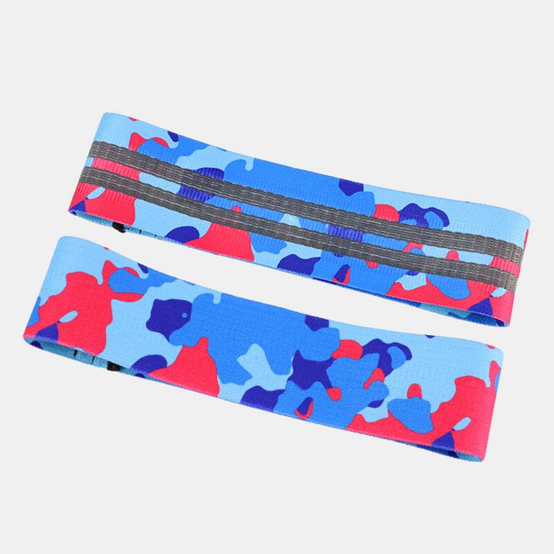 Yoga Resistance Band Pilates Rally Ring Camouflage Αντιολισθητικό Ελαστικό Push Hip Fitness Σχοινί