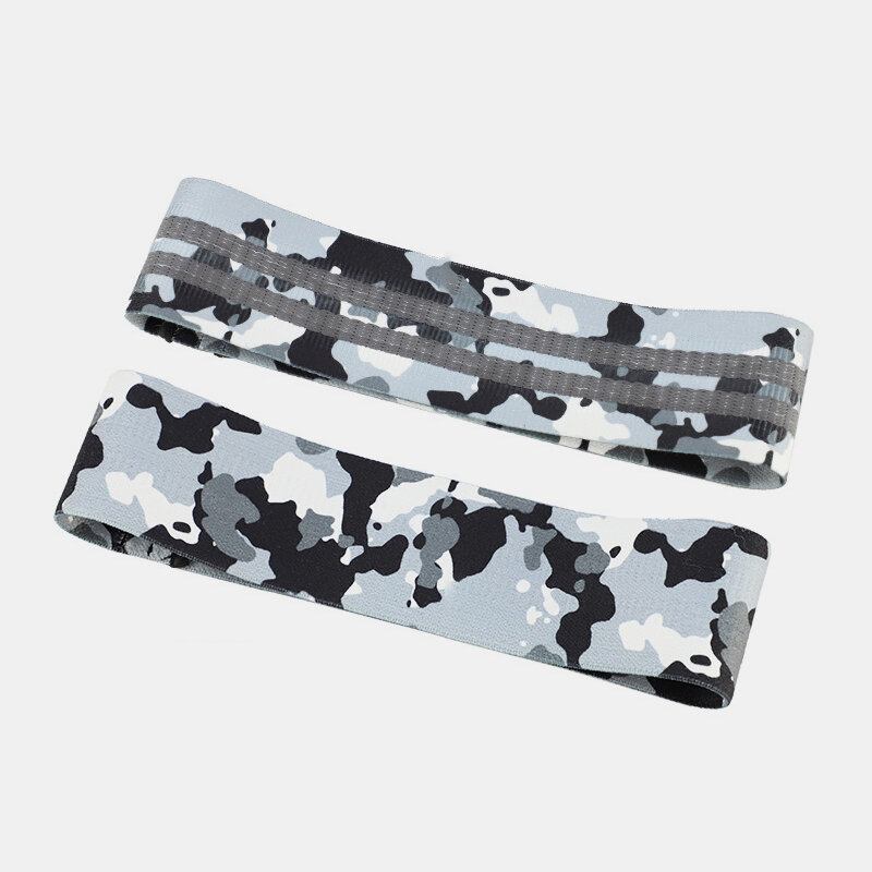 Yoga Resistance Band Pilates Rally Ring Camouflage Αντιολισθητικό Ελαστικό Push Hip Fitness Σχοινί