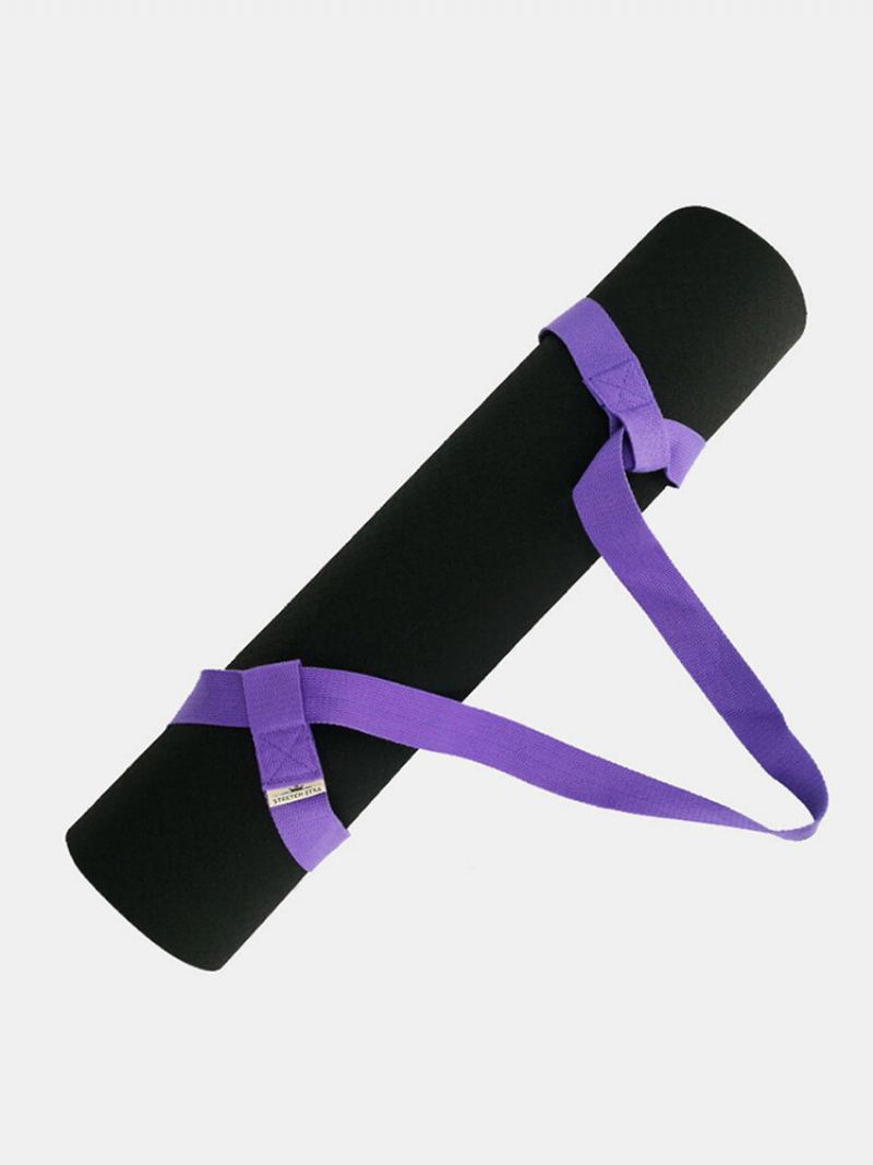 Υψηλής Ποιότητας Ζώνη Yoga Mat Ρυθμιζόμενη Stretch Sports Sling Ιμάντας Ώμου Fitness Elastic Ελαστική Αποθήκευσης Γιόγκα