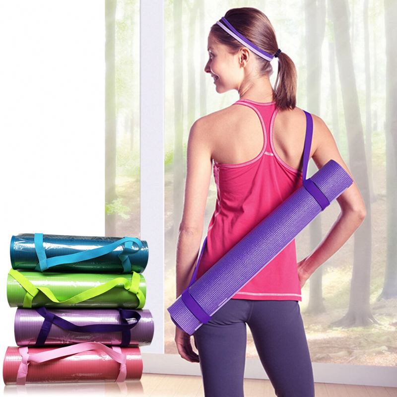 Υψηλής Ποιότητας Ζώνη Yoga Mat Ρυθμιζόμενη Stretch Sports Sling Ιμάντας Ώμου Fitness Elastic Ελαστική Αποθήκευσης Γιόγκα