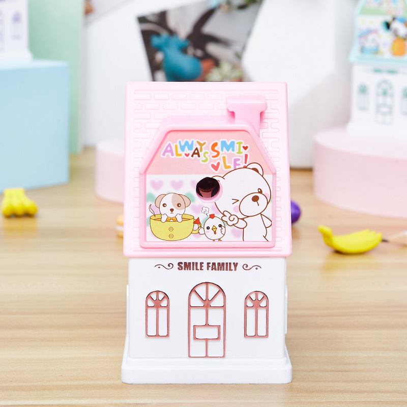 7901 Ξύστρα Μολυβιών Cute Pet Cottage Fashion Creative Χρώματος Μολύβι Turn