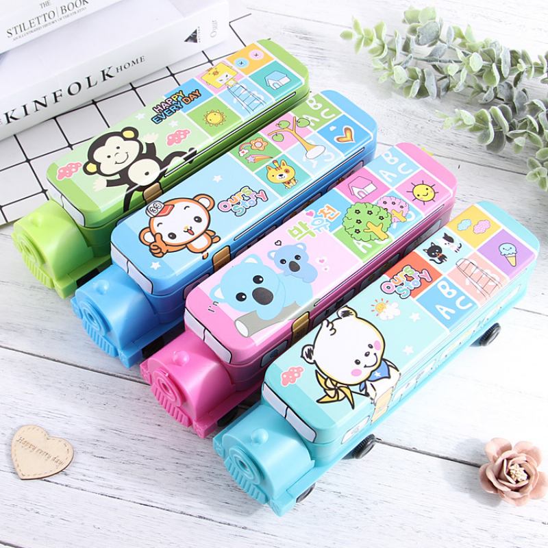 Βραβείο Δώρου Creative Double Thomas Stationery Box Student Locomotive Cartoon Pencil Box