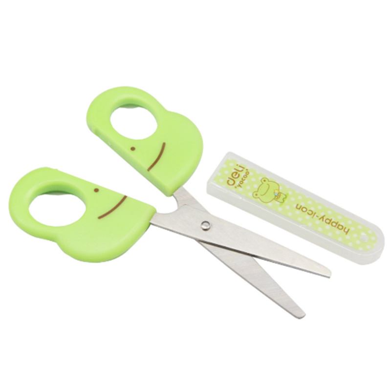 Students Cartoon Cute Scissor With Lovely Fog Pattern Πρακτικό Ασφαλές Προστατευτικό Για Χειροποίητα