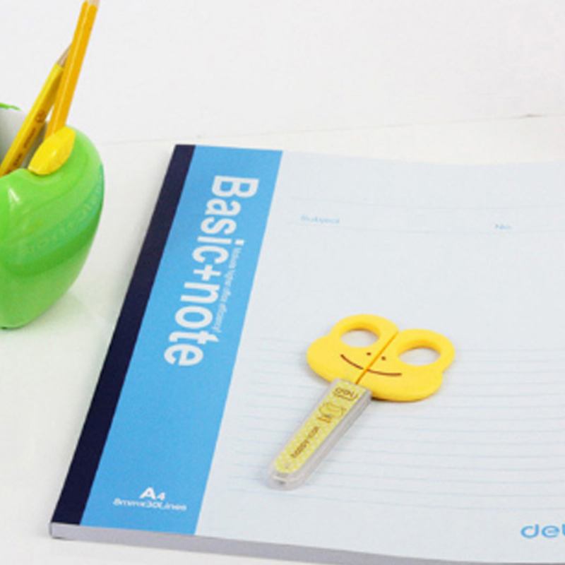 Students Cartoon Cute Scissor With Lovely Fog Pattern Πρακτικό Ασφαλές Προστατευτικό Για Χειροποίητα