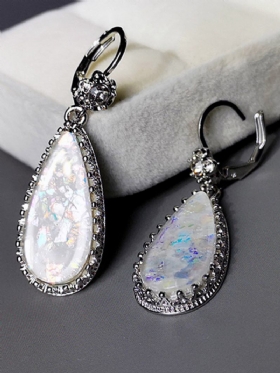 Bohemian Antique Orbo Drop Earrings Lace Diamonds