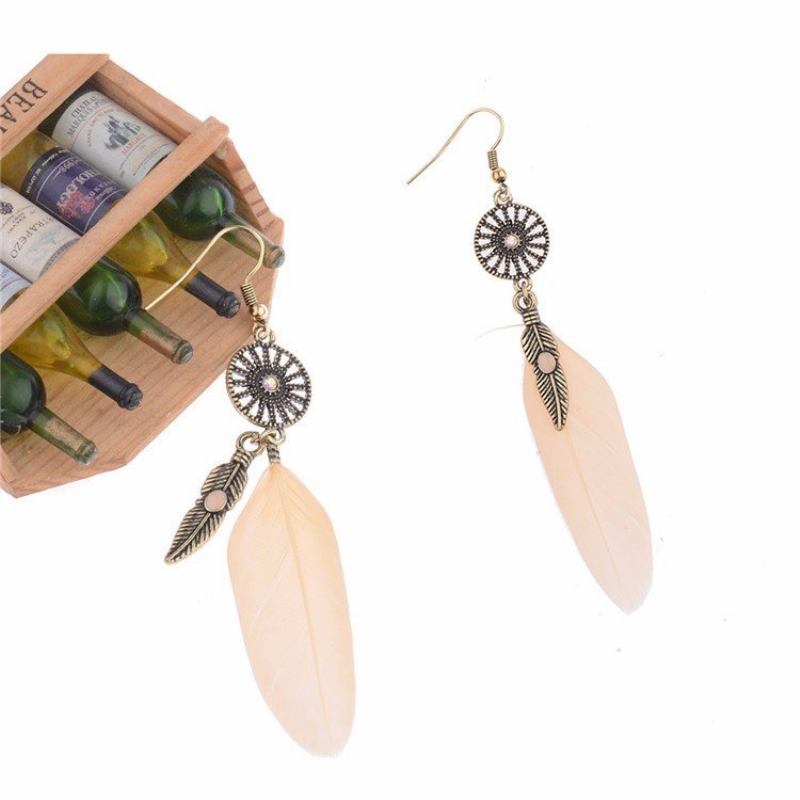 Σκουλαρίκια Bohemian Tassel Earring Κράμα Μακριά Για Γυναίκες Δώρο