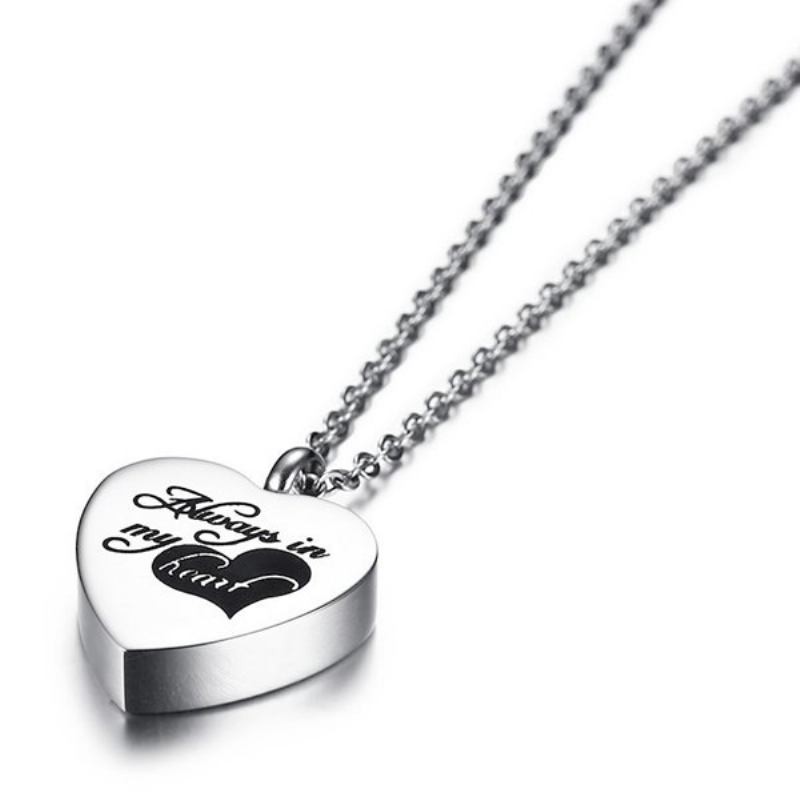 Ανοξείδωτο Άδειο Μπουκάλι Love Heart Charm Κολιέ Άρωμα Για Γυναίκες Δώρο