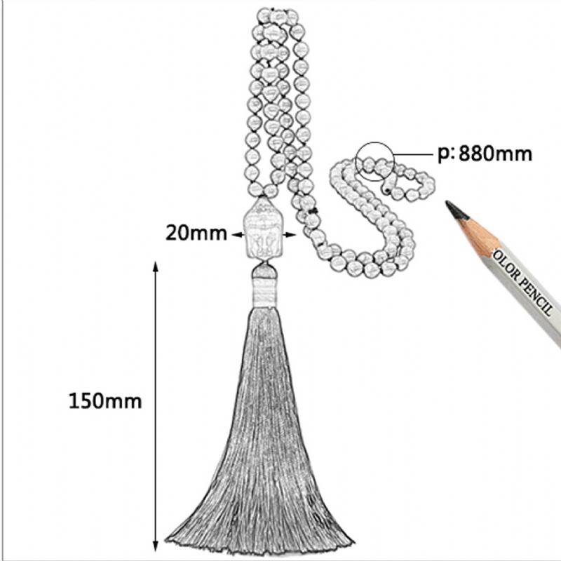 Κολιέ Bohemian Long Tassel Μενταγιόν Με Χάντρες Τυρκουάζ Ελέφαντα Γυναικεία Πουλόβερ Με Αλυσίδα Κοσμήματα