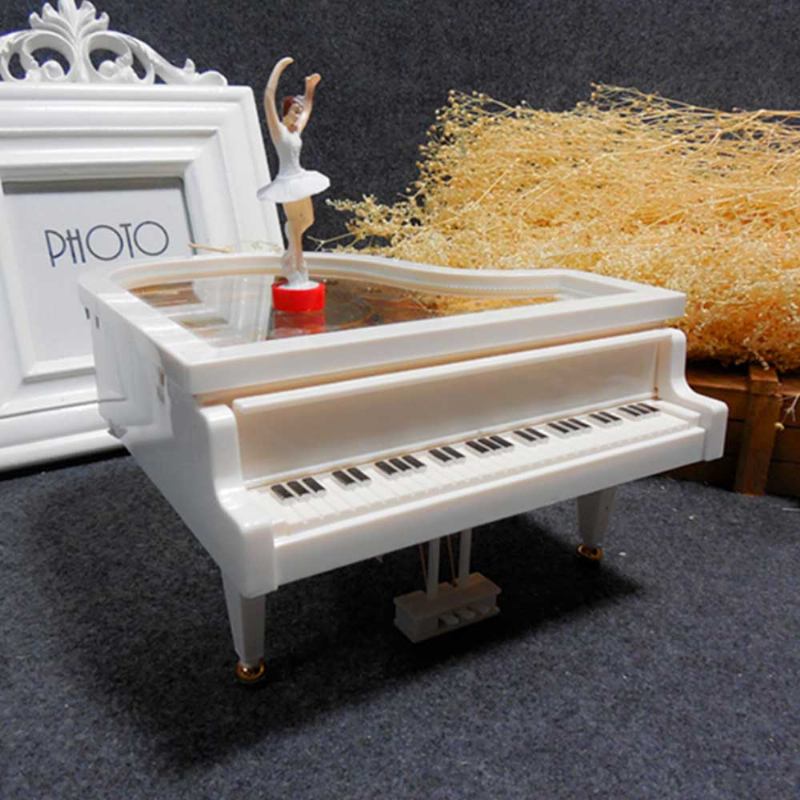 Creative Ballet Rotating Piano Music Box Χριστουγεννιάτικο Δώρο Ή Presemt Για Την Ημέρα Του Αγίου Βαλεντίνου Με Το Κορίτσι Του Μπαλέτου Που Χορεύει