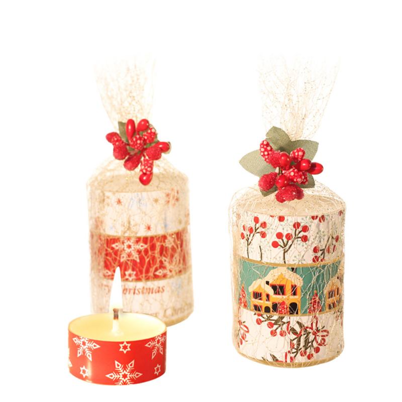 Creative Smokeless Fragrance Scented Candles 3 Τμχ Σετ Χριστουγεννιάτικου Δώρου Για Την Ημέρα Του Αγίου Βαλεντίνου Διακοσμητική Επίπλωση