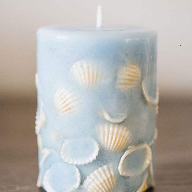 Essential Fragrance Oil Smokeless Scented Candles Romantic Sea Shell Wedding Στολισμός Κεριά Purify Air