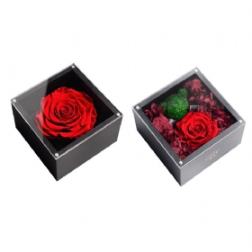 Eternal Rose With Gift Box Forever Blossom Flower For Love Ones Τεχνητό Δώρο Life For Mom Lover Girlfriend