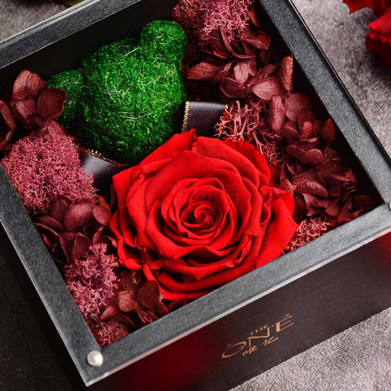 Eternal Rose With Gift Box Forever Blossom Flower For Love Ones Τεχνητό Δώρο Life For Mom Lover Girlfriend