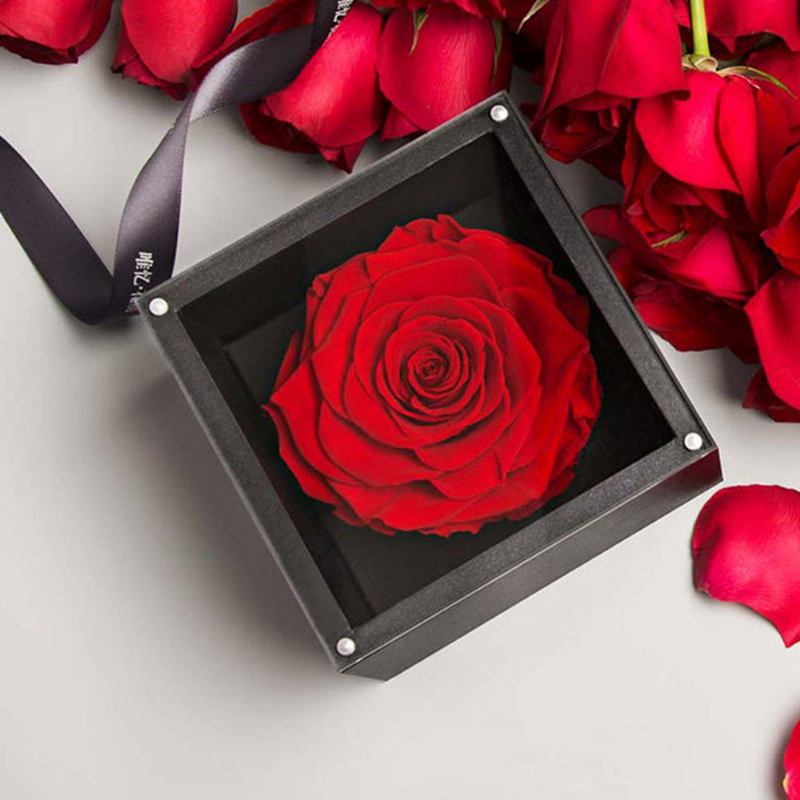 Eternal Rose With Gift Box Forever Blossom Flower For Love Ones Τεχνητό Δώρο Life For Mom Lover Girlfriend