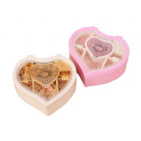 Heart Shape Music Box Πλαστικό Περιστρεφόμενο Μουσικό Κουτί Για Κορίτσια Δώρο Για Την Ημέρα Του Αγίου Βαλεντίνου Χριστούγεννα Πρωτοχρονιά