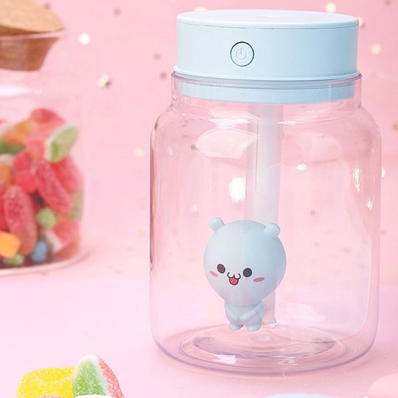 Mute Night Light Humidifier Candy Bottle For Office Home Χωρητικότητα 400ml