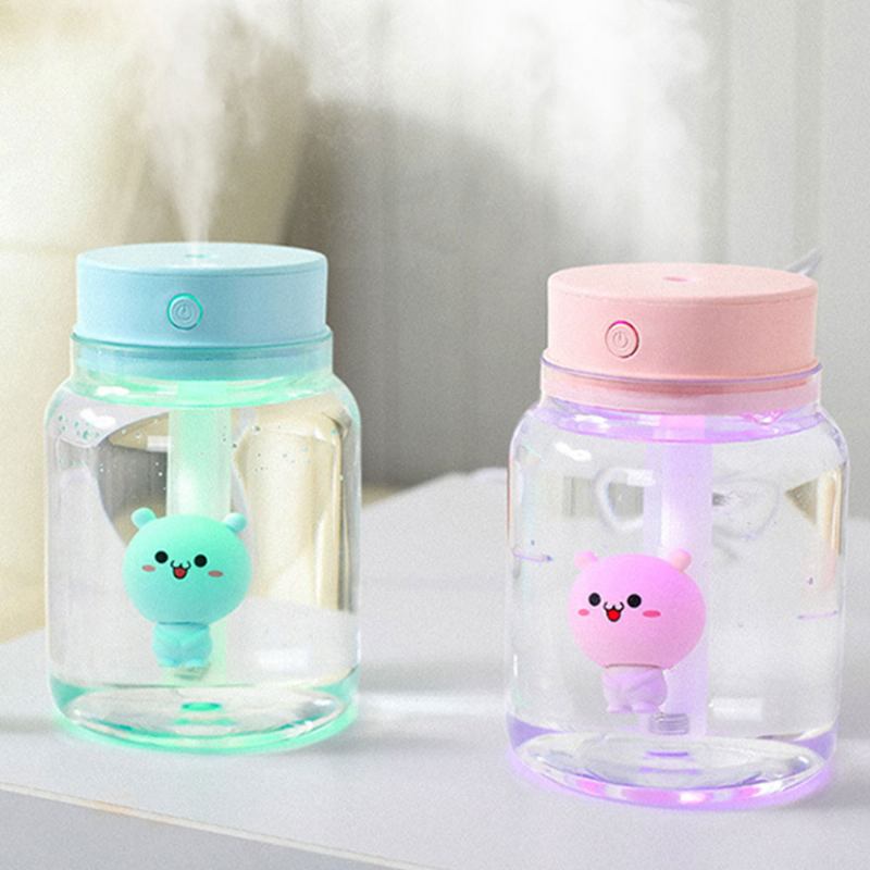 Mute Night Light Humidifier Candy Bottle For Office Home Χωρητικότητα 400ml