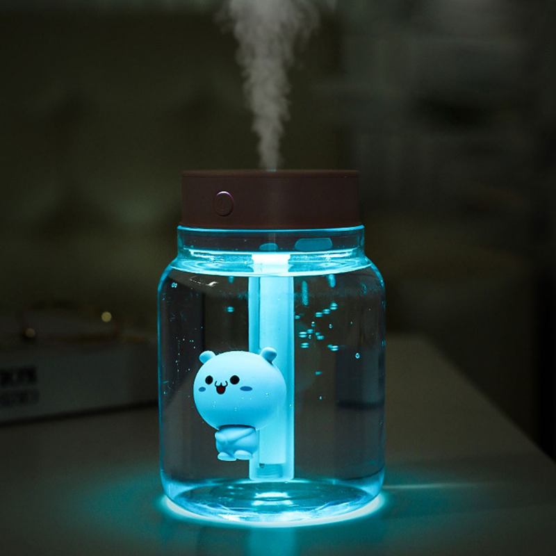 Mute Night Light Humidifier Candy Bottle For Office Home Χωρητικότητα 400ml