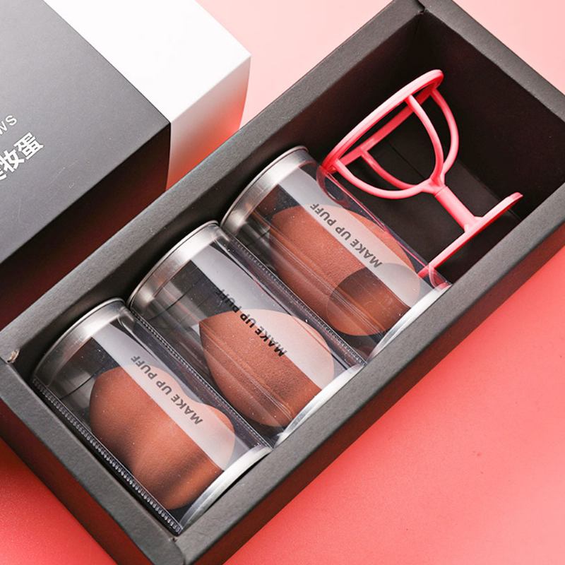 Σφουγγάρι Πούδρας Για Μακιγιάζ Dry Wet Beauty Blender Με Σχήμα Σταγόνας Puff Gourd Powder