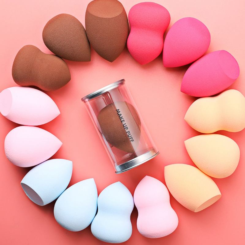 Σφουγγάρι Πούδρας Για Μακιγιάζ Dry Wet Beauty Blender Με Σχήμα Σταγόνας Puff Gourd Powder