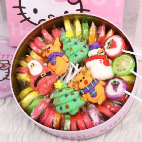 Φανταχτερό Πασχαλινό Κουτί Δώρου Για Παιδιά Καραμέλα Βαμβακιού Marshmallow Lollipop Σοκολάτα