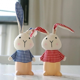 Πανί Κινουμένων Σχεδίων Rabbit Piggy Bank Lovely Cartoon Με Σχέδιο Γλάστρας Για Δώρα Γενεθλίων/πάσχα