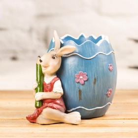 Υπέροχη Πασχαλινή Γλάστρα Μολύβι Δοχείο Cartoon Bucolic Rabbit Brush Pot