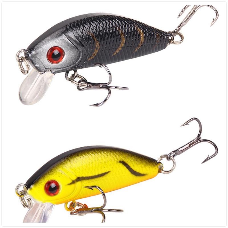 8 Τεμ Minnow Fishing Lure 50mm4.2g Topwater Hard Bait Wobbler Jig Crankbait Κυπρίνος Ριγέ Μπάσο Pesca Είδη Ψαρέματος Swimbait